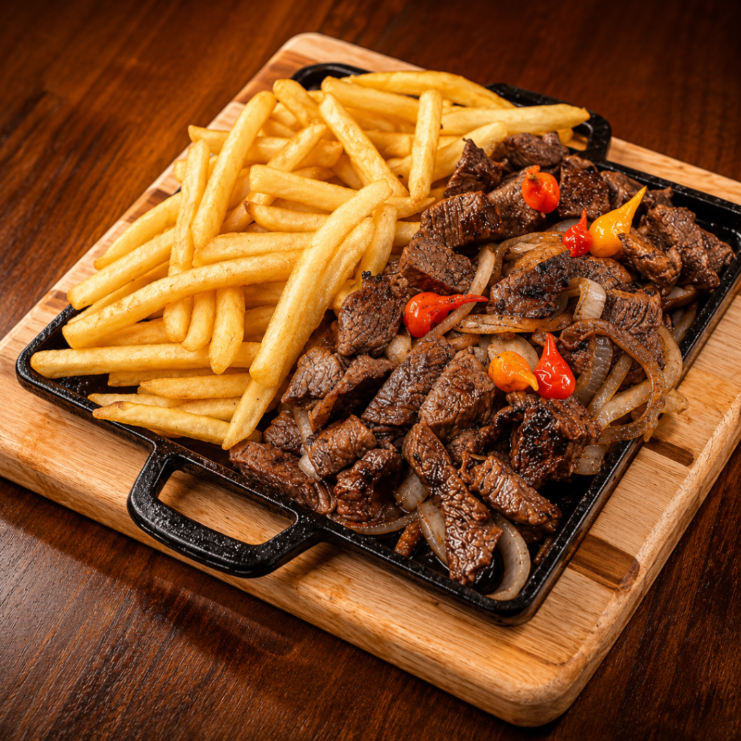 Isca de Filé Mignon com Fritas