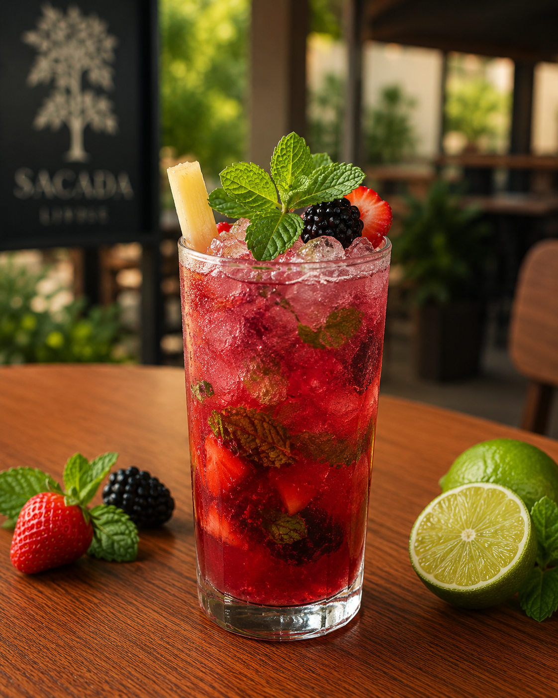 Mojito de Frutas Vermelhas
