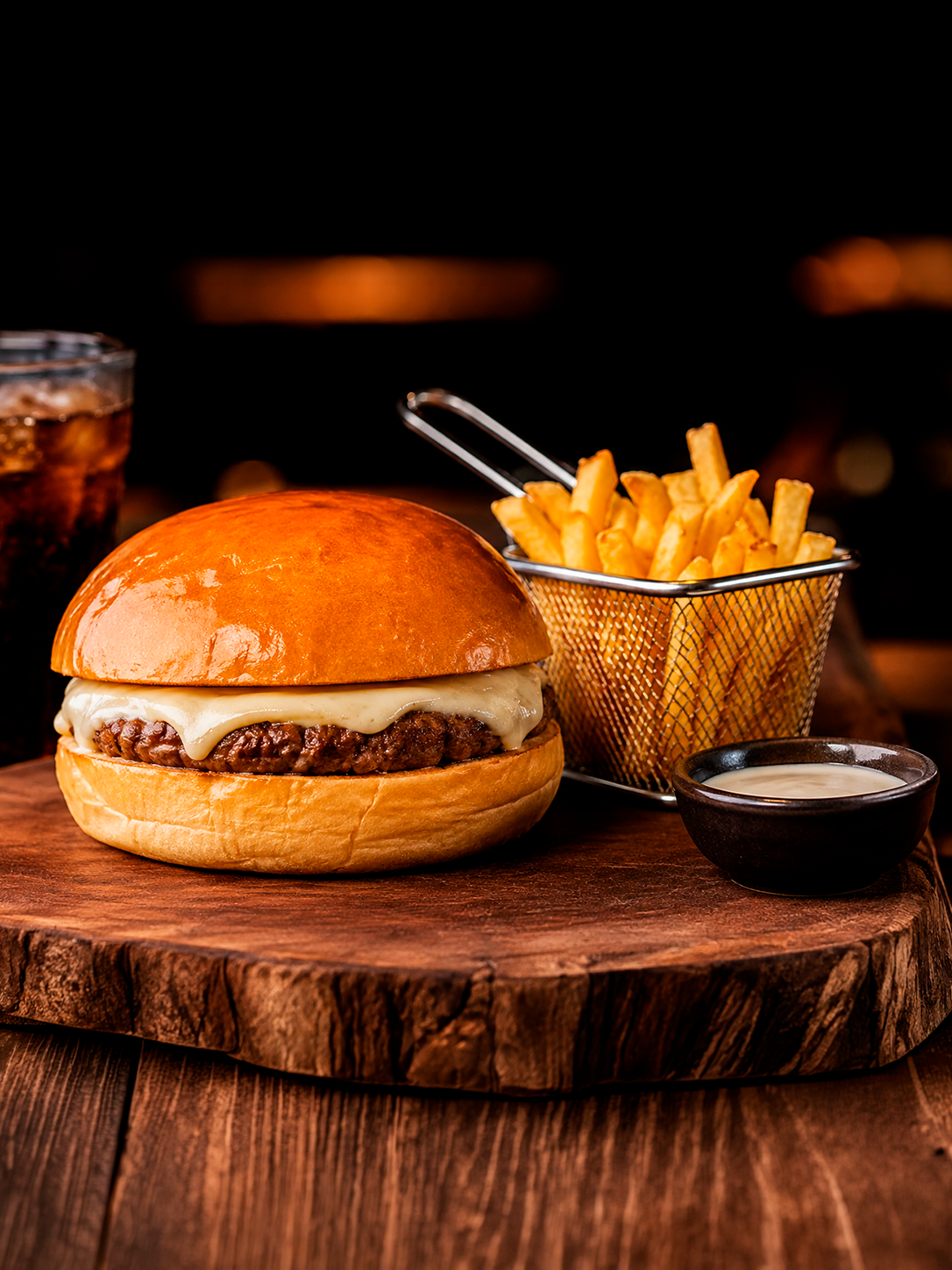 Cheese Burguer com Batata